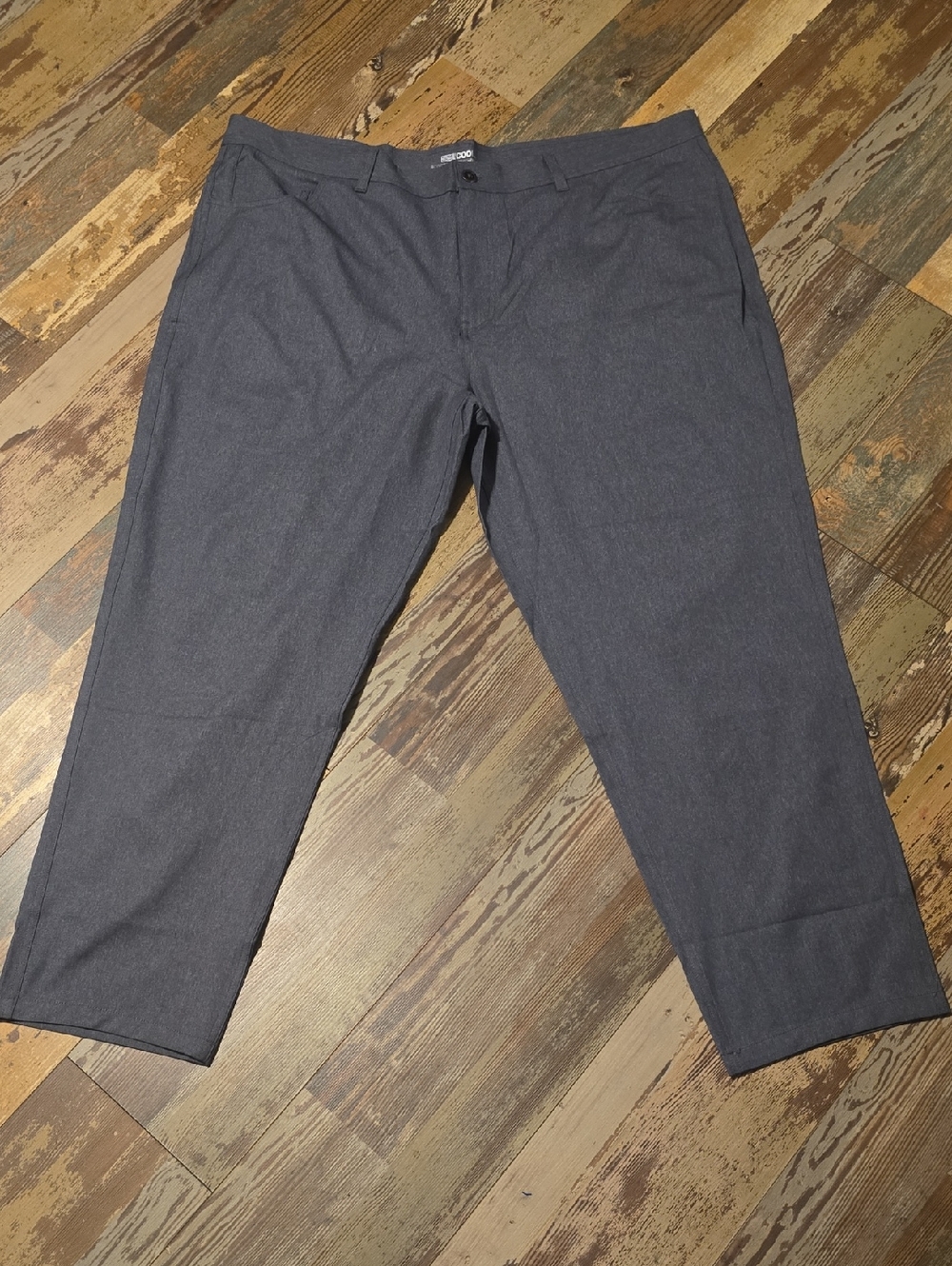 32 Cool Tech Pants‎ Grey Performance Yoga Slacks Lightweight Stretch Men 44